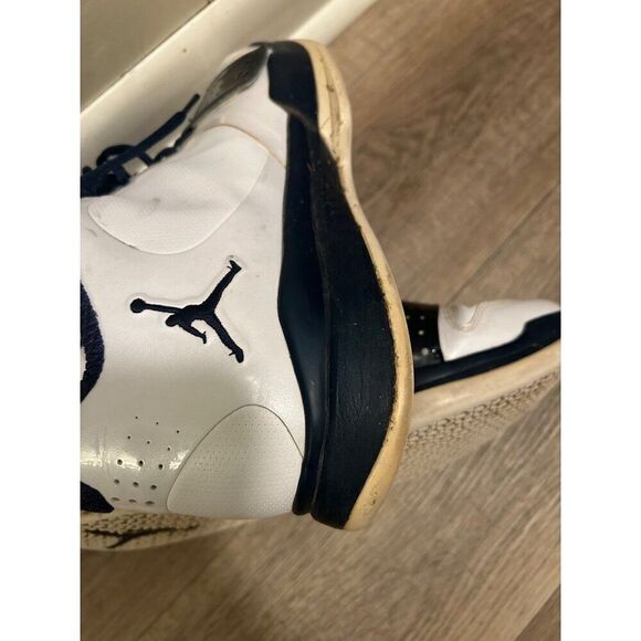 Nike Jordan Men\'s Basketball Shoes Size 13 White & Navy Blue main image 7